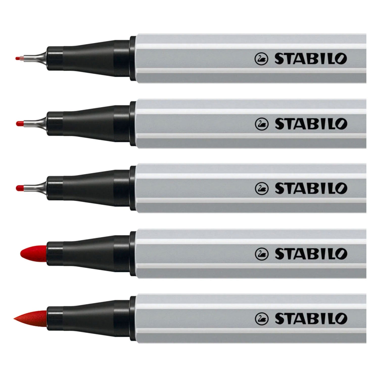Stabilo creative tips arty pennen klassieke kleuren in metalen etui - 30dlg.