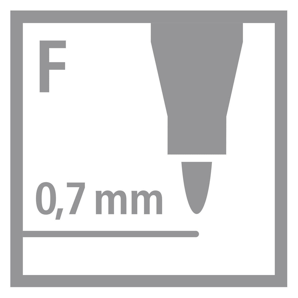 Stabilo write-4-all fijn (0,7mm) permanente marker - 4dlg.