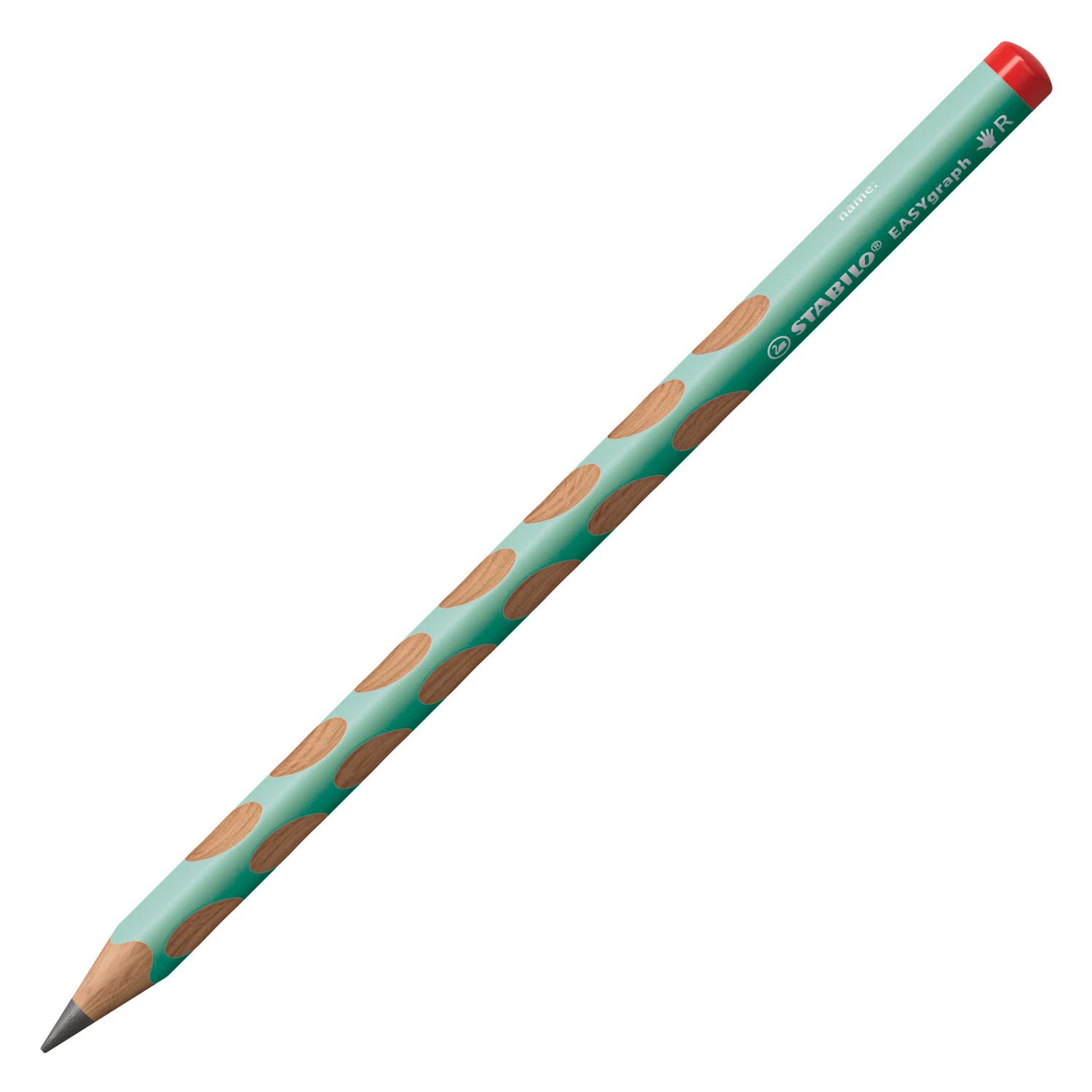 Stabilo easygraph pastel hb rechtshandige grafietpotloden groen roze - 2dlg.