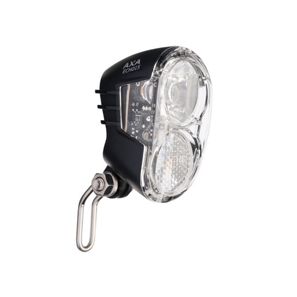 Koplamp Echo 15 Switch Aan Uit LED Dynamo Zwart