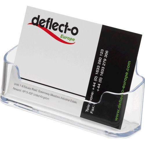 Visitekaarthouder deflecto de70101 transparant