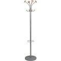 Abi kapstok stily alba hout plastic stevige voet parapluhouder