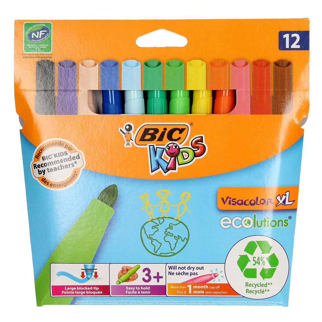 BIC Kids Visacolor XL Ecolutions, 12 Stück.