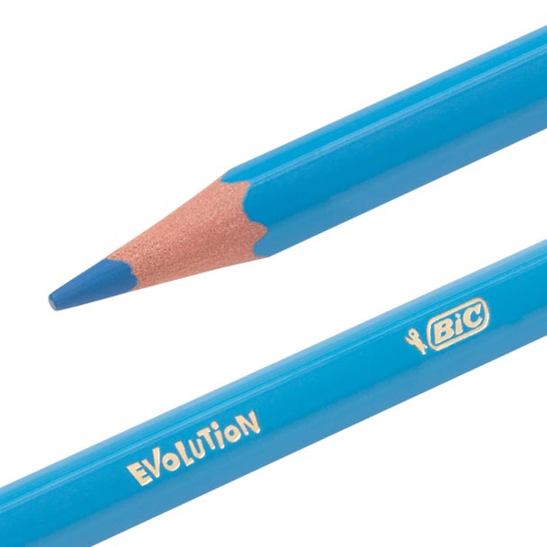 Bic kleurpotloden ecolutions evolution kunsthars recycled assorti 12stuks
