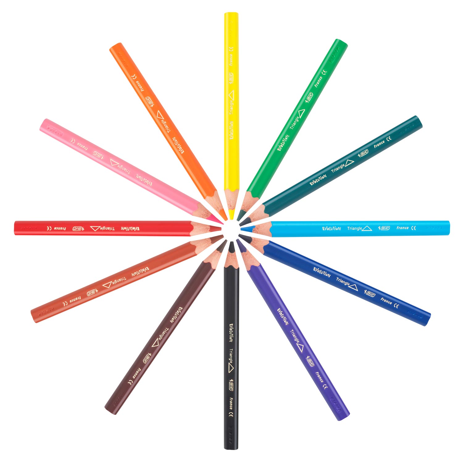 BIC Kids Ecolutions Evolution Dreieck, 12 Stück.