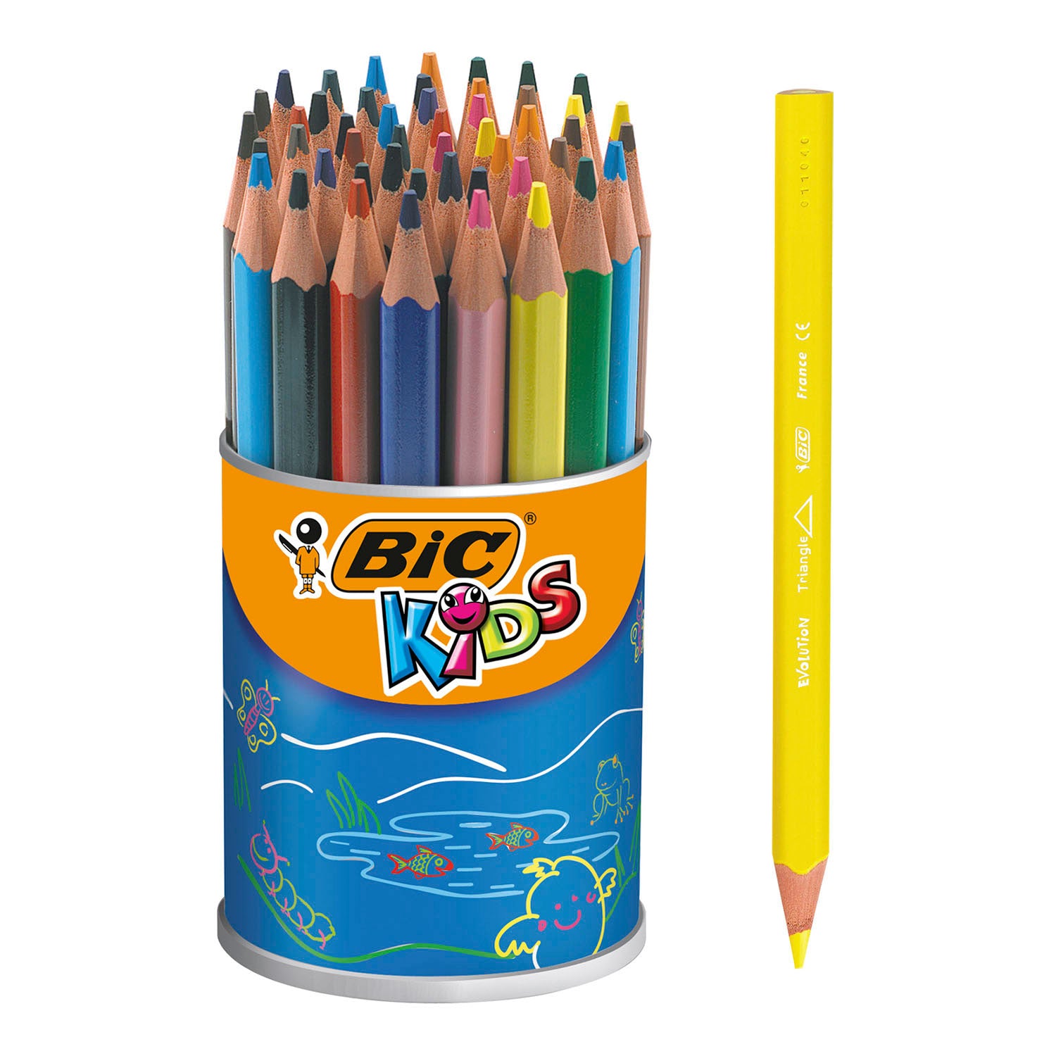BIC kids ecolutions Evolutionsdreieck, 48-teilig.