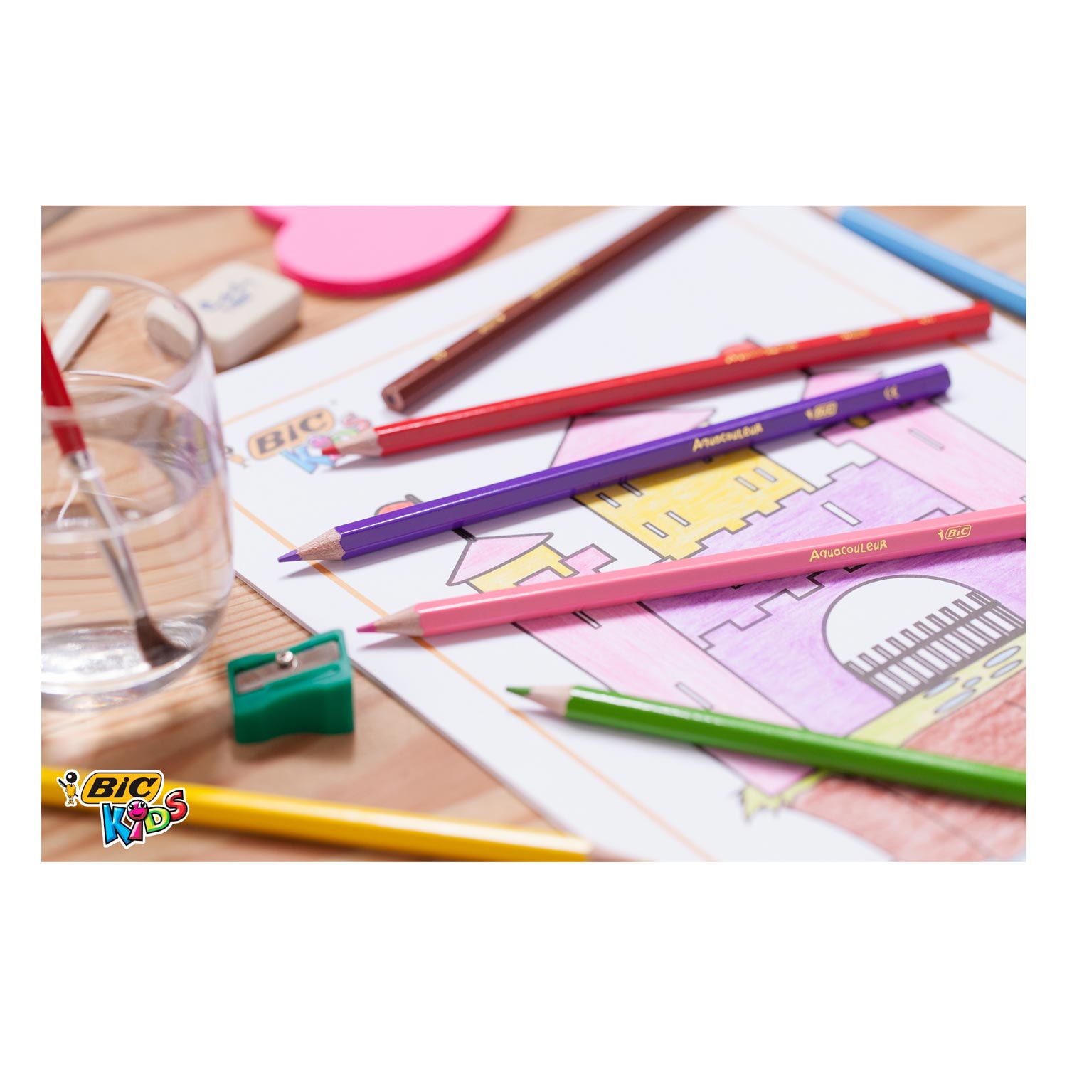 BIC Kids Aquacouler, 24st.