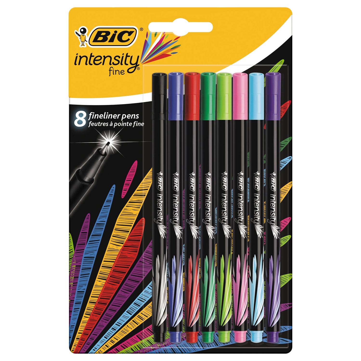 BIC Intensity Fineliner, 8 Stück.