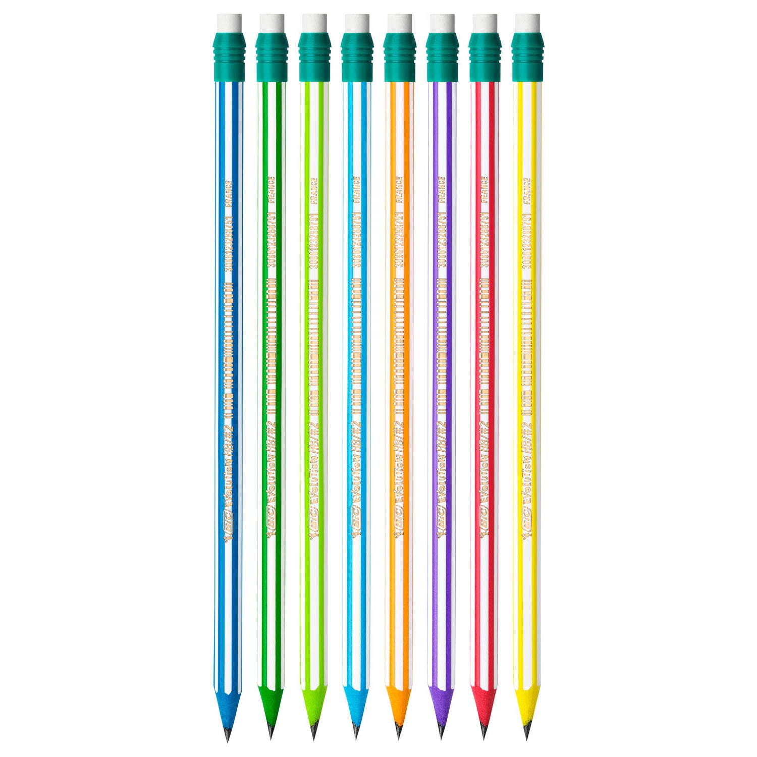 BIC Evolution Stifte mit Gummi, 8St.