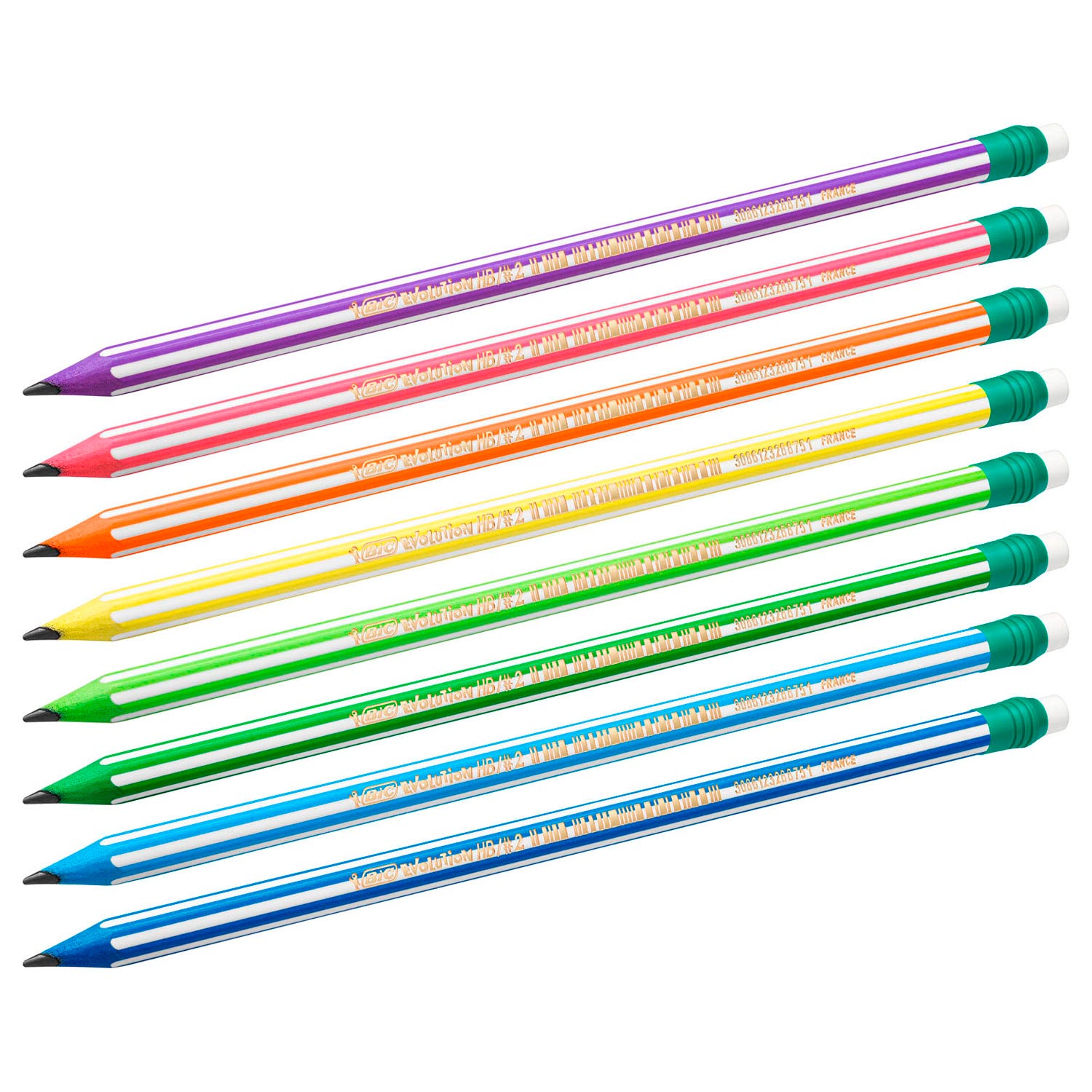 BIC Evolution Stifte mit Gummi, 8St.