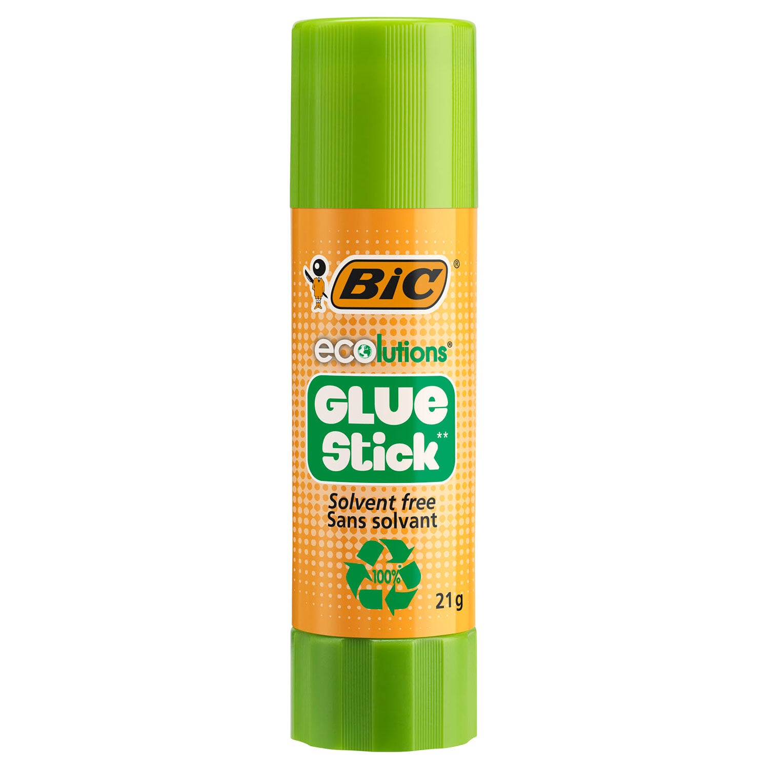 BIC Eco -Klebersticks, 4er-Packung.