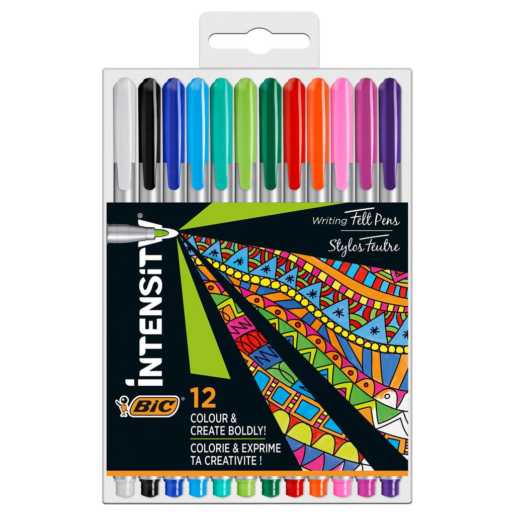 Bic viltstiften 964893 kleurenassortiment pak van 12