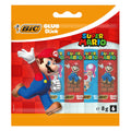 BIC Super Mario Klebestifte, 6 Stück.