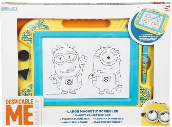 Jonotoys Minions großes magnetisches Zeichenbrett mit Stift und 2 Magneten