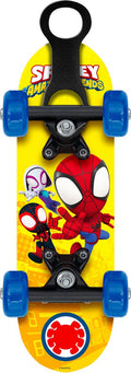 Stamp skateboard spidey 43 x 12,5 cm zwart geel