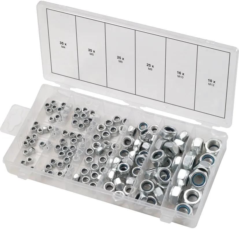 Ks tools sicherungsmutternsortiment lock nuts assorted. .