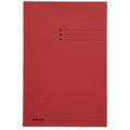 Esselte mappen 3 flappen folio 235x350mm rood