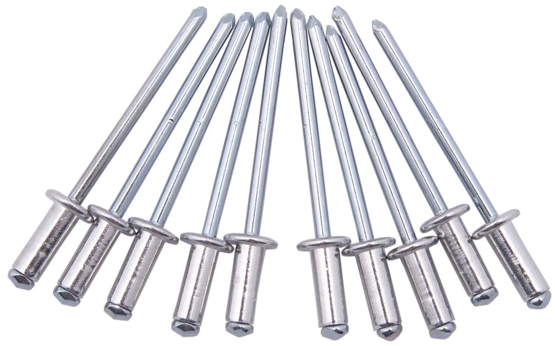 Dresselhaus blindniete blind rivets 4.0 x 10.0mm aluminum steel, flat head