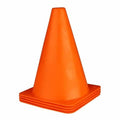 Toi-Toys 4 orange Verkehrskegel, 17 cm hoch