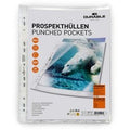 Durable geperforeerde showhoezen transparant 100 stuks