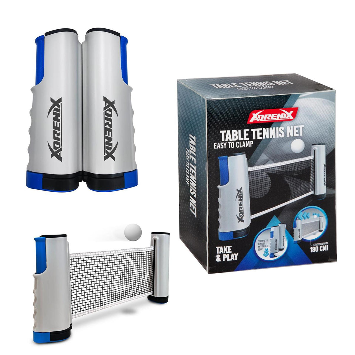Toi-Toys Adrenix Tischtennisnetz kompakt, 100 cm