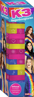 K3 regenboogtoren stapel en balansspel