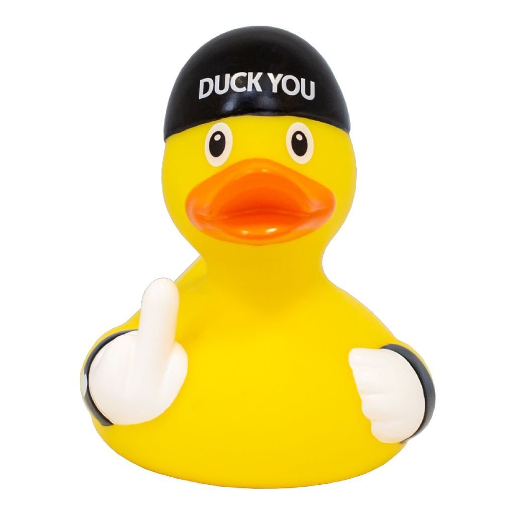 Lilalu duck you badeend