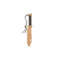 Woodsy houten survival mes. 35,5x8x5 cm