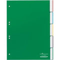 Tabladen 6220 pvc a4 230x297mm 5 tabs groen