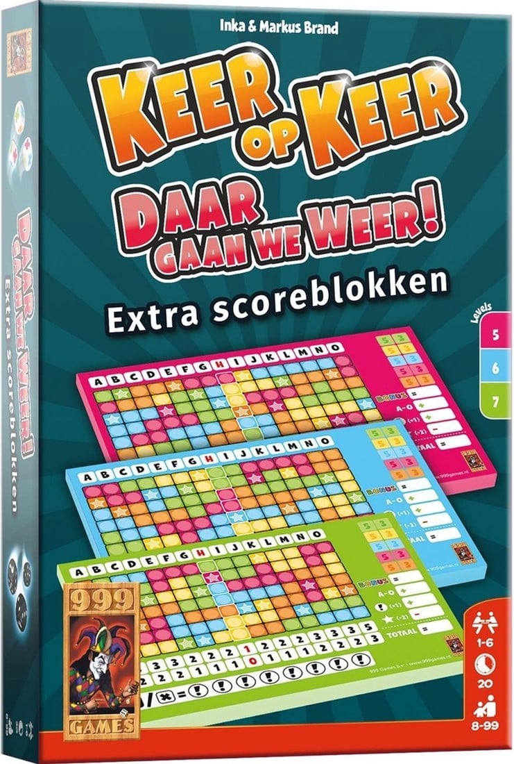 999games keer op keer scoreblok level 5 6 7