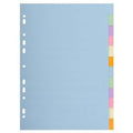 Tabbladen forever exacompta karton a4 assorti 12-tabs