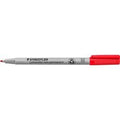 Niet permanente ohp marker staedtler lumocolor rood 1 mm