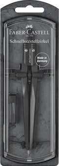 Faber-castell faber castell snelverstelpasser fcstream - steen zwart