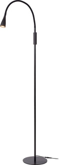 Lucide zozy - leeslamp - led 3 stepdim - 1x4w 3000k - zwart