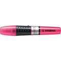 Stabilo luminator - markeerstift - extra grote inkttank - roze - per stuk