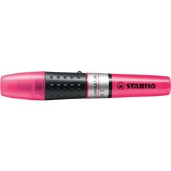 Stabilo luminator - markeerstift - extra grote inkttank - roze - per stuk