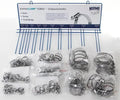 Ad verkaufsdisplay normaclamp torro hose clamps sort 100pcs sort 9mm 8-80