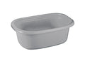 Sunware basic wasmandl 25 liter zilver 55x38x23cm kunststof