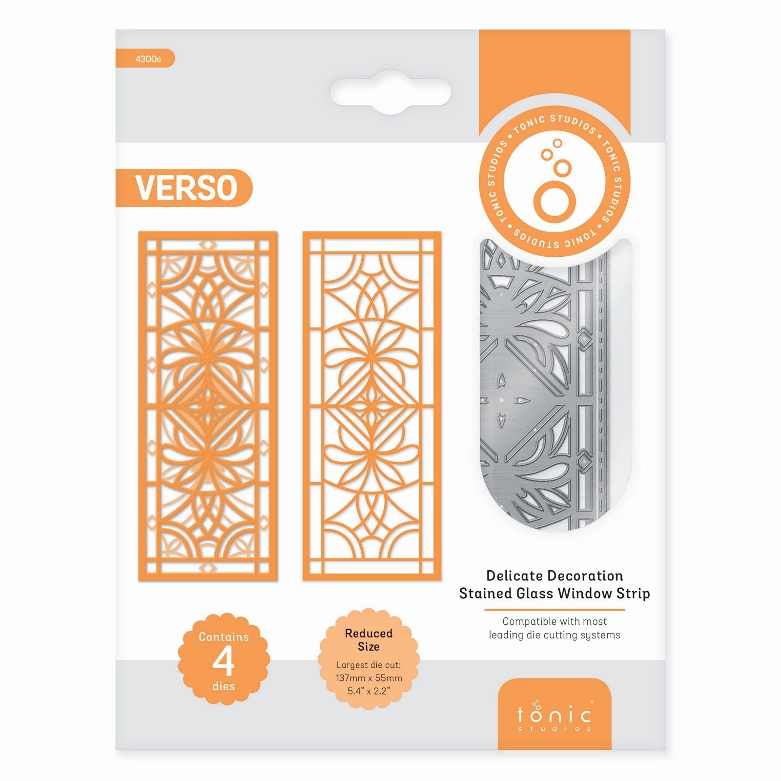 Tonic studios • essentials stained glass window strip delicate decoration