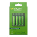 USB-Akkuladegerät + 4 x AA-Batterien 2100 mAh NiMH