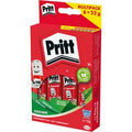 Pritt lijmstift value pack 6x22 gram | lijmstick plakmiddel | school kantoor lijmstift | makkelijk milieuvriendelijk te gebruiken lijmstift.