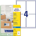Inkjet adresetiketten avery 100 stuks wit