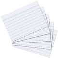 Indexkaarten herlitz karton a7, 175 gram wit gelinieerd