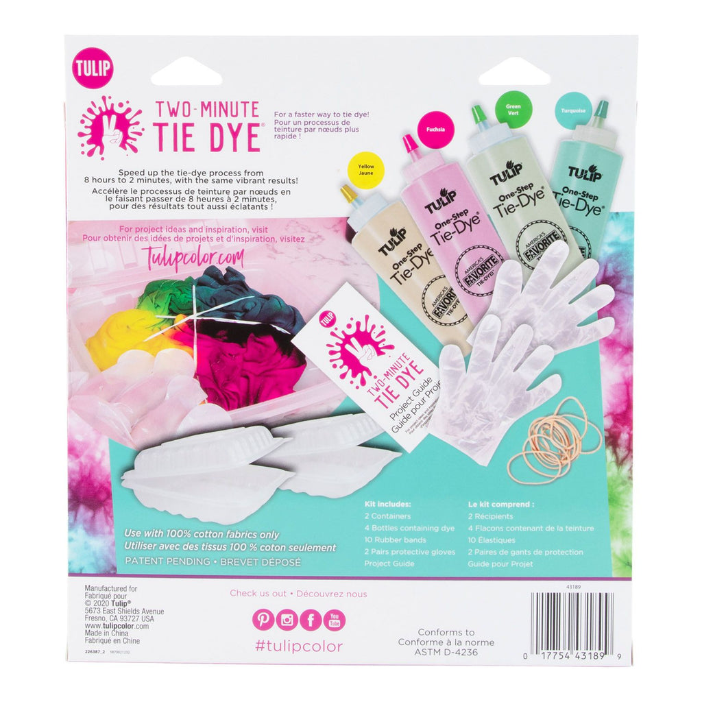 Tulip one-step tie dye tulip • supersnelle tie-dye kit 4 kleuren fruit punch