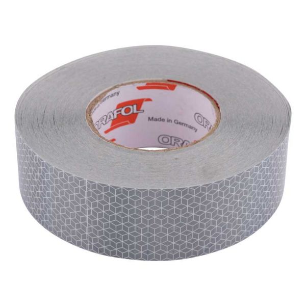 Reflektierendes Klebeband, 50 m, weiß