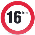 Schild 16 km pu