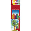 Faber-castell kleurpotloden jumbo grip kleurenassortiment 6 stuks