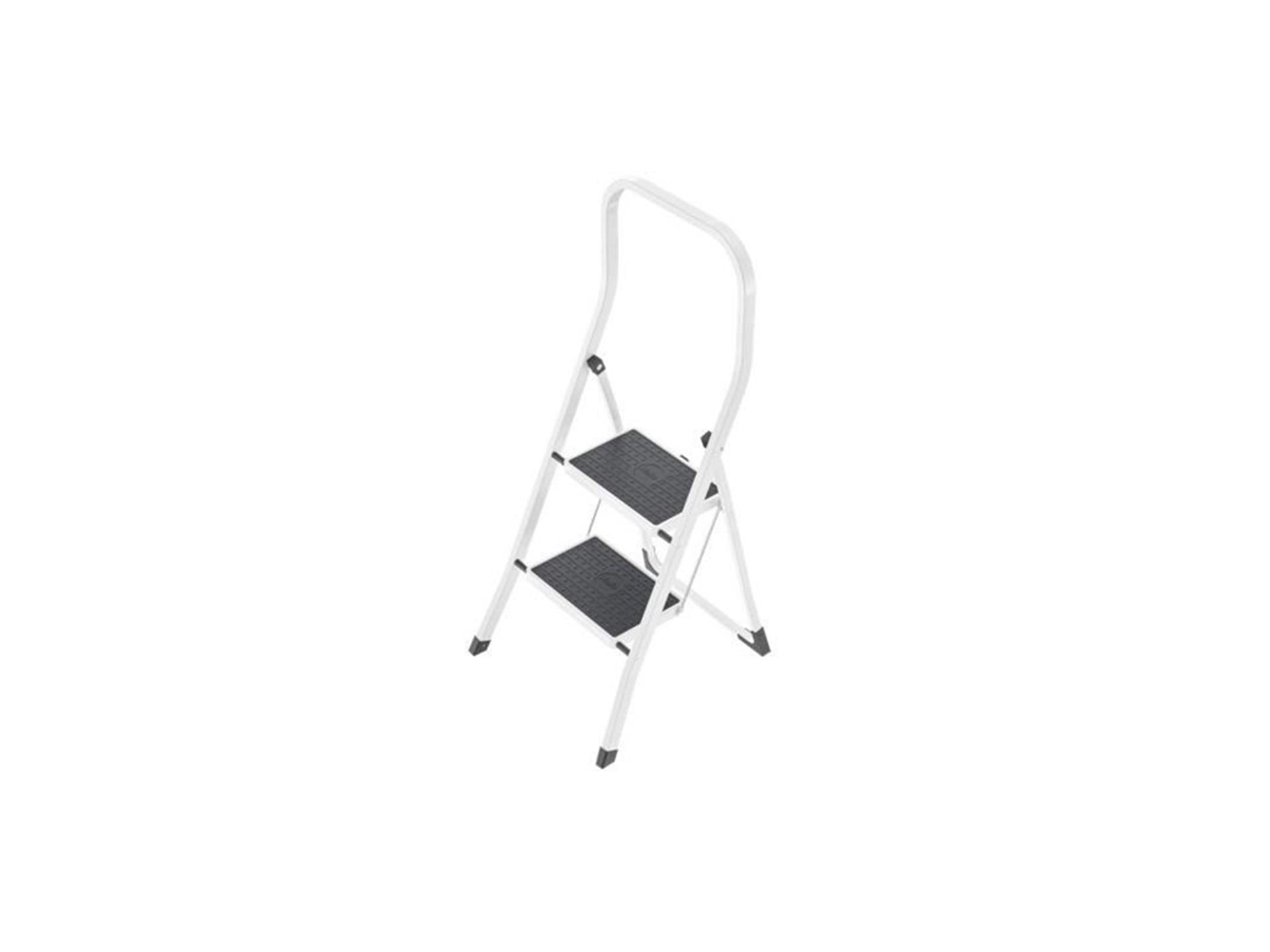 Hailo k45 trap 2-treeds hoge beugel wit