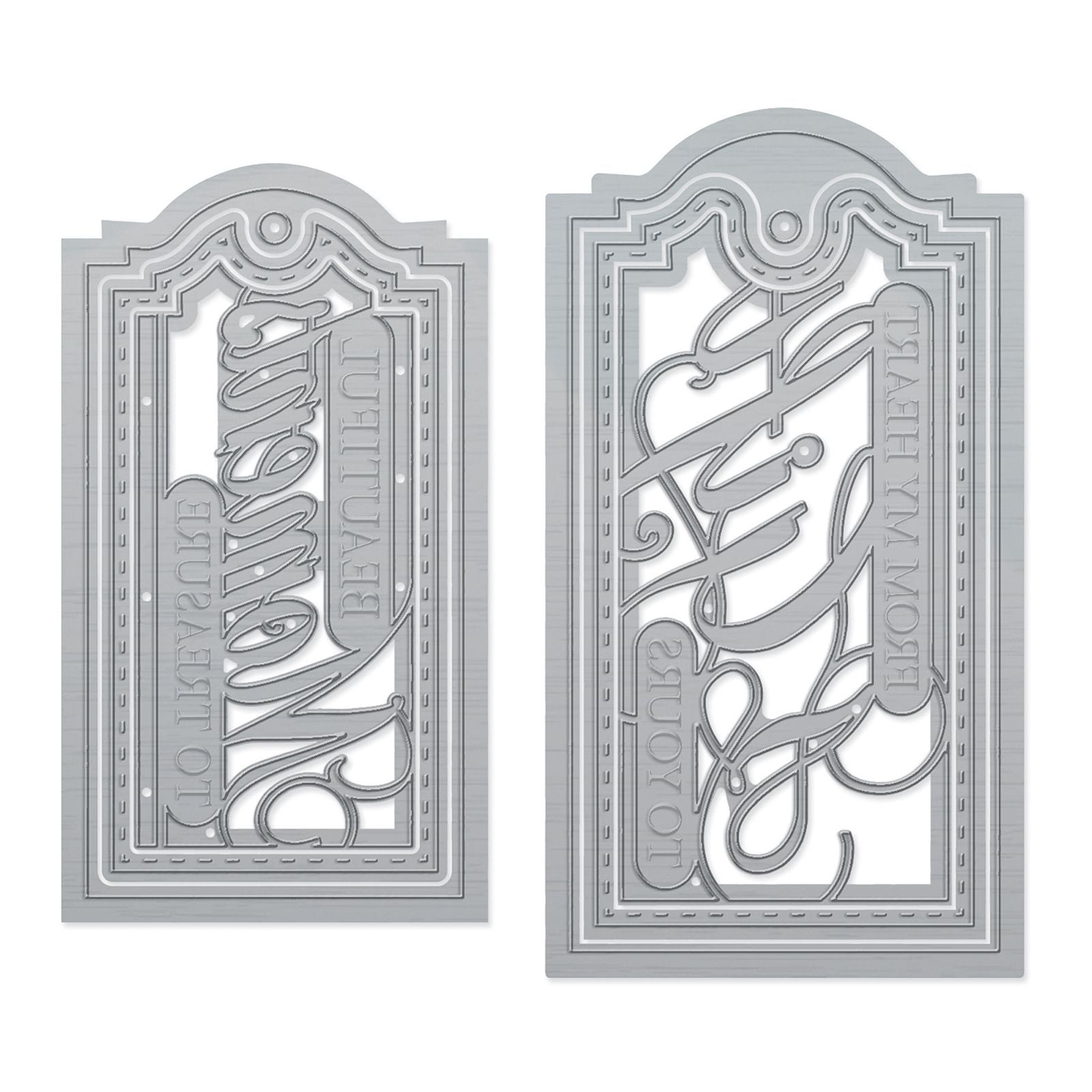 Tonic studios • my memory book tag sentiments die set beautiful moments