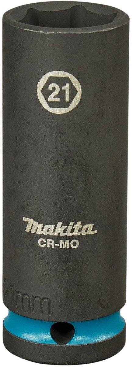 Makita 21 x 81,5 mm 1 2 impact black krachtdop - e-16508